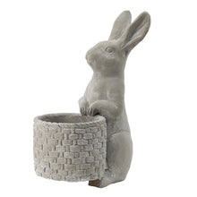  Concrete Bunny with Basket