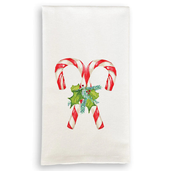 Candy Canes Dish Towel
