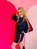 Navy Track Suit Jacket and Shorts