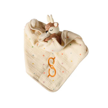 Crocheted Lovey with Blanket