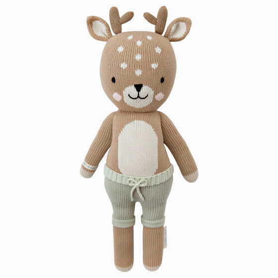 Elliott the Fawn Hand Knit Doll