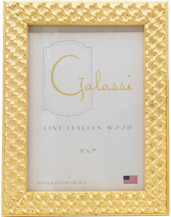 Gold Trellis Italian Wood Frame