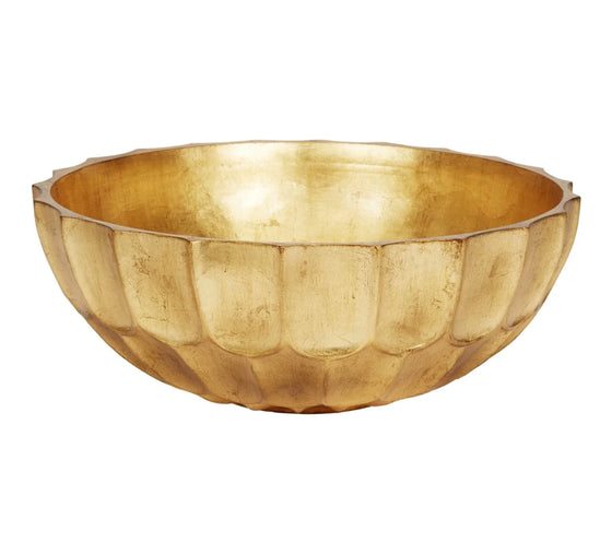Antique Gold Leaf Alexis Bowl