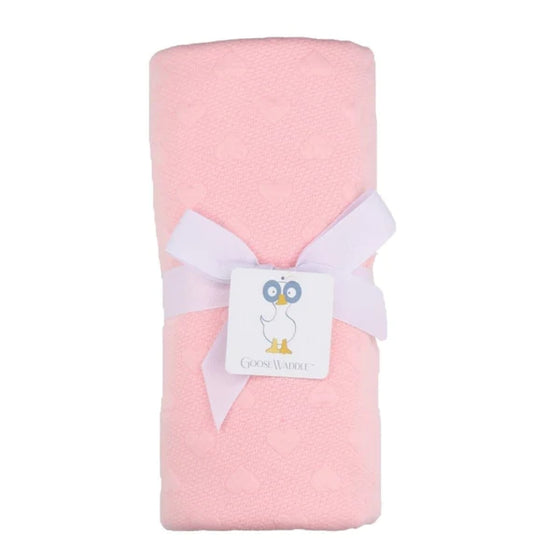 Pink Knit Baby Blanket