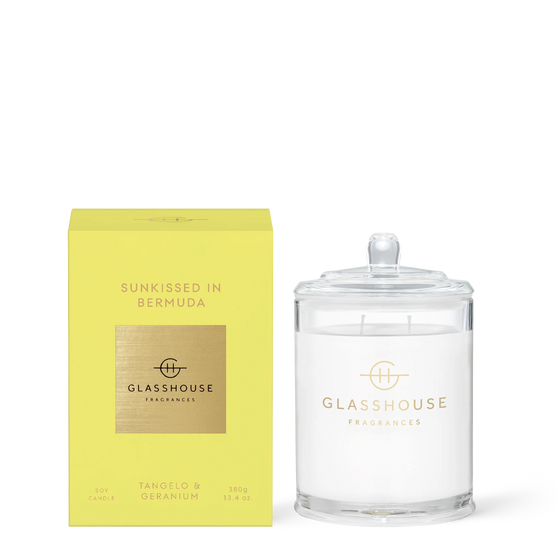 Sunkissed in Bermuda Large Glasshouse Candle
