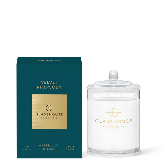 Velvet Rhapsody Glasshouse Candle 13.4 oz
