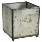  Antique Mirrored Glass Planter