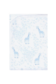  Blue Giraffe Blanket