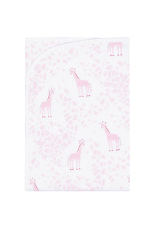  Pink Giraffe Blanket