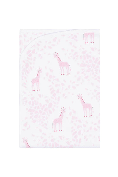 Pink Giraffe Blanket