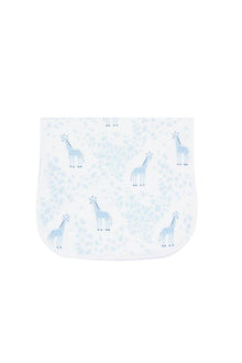  Blue Giraffe Burp Cloth