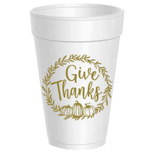  Give Thanks Styrofoam Cups