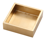 Lacquer Cocktail Napkin Holder Gold