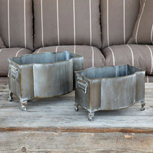  Handsome Metal Footed Planter 2 Sizes