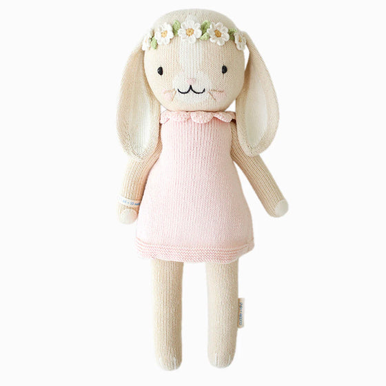 Hannah the Bunny Hand Knit Doll