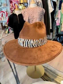  Brown Suede Hat #101