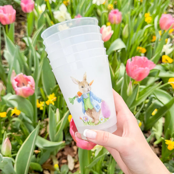 Rabbit and Carrot Frosted Cups