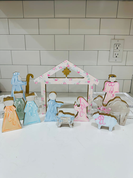 Nativity Scene by Leigh
