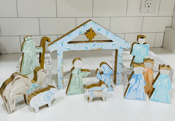 Nativity Scene by Leigh