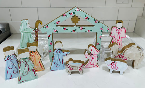 Nativity Scene by Leigh