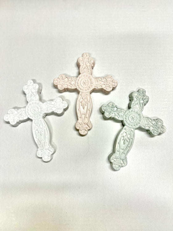 Handmade Imprinted Cross