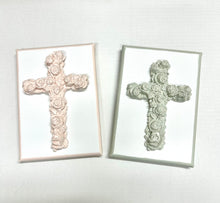  Handmade Flower Cross Art 5x7