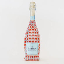  Champagne Bottle Wrap - Block Print