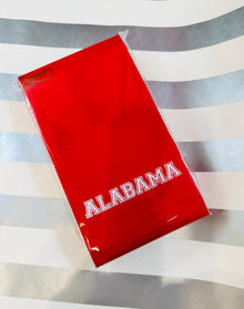  Red Alabama Guest Towel