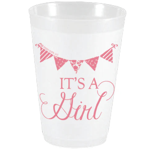 It's a Girl Frost Flex Cups
