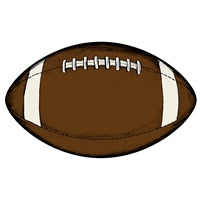 Football Die Cut Placemat