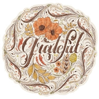  Grateful Die Cut Placemat