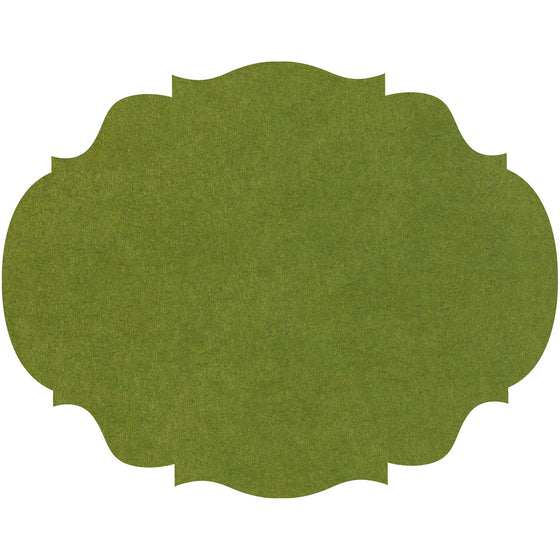 Die Cut Green French Frame Placemats