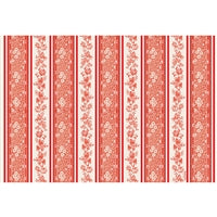  Red Burleigh Stripe Placemats