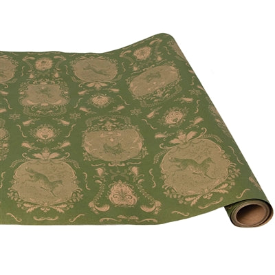 Moss Fable Toile Runner 30" x 25'