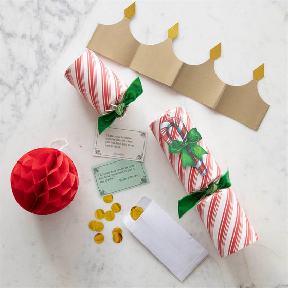 Candy Cane Crackers Set/6