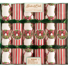  Holiday Wreath Crackers Set of 6