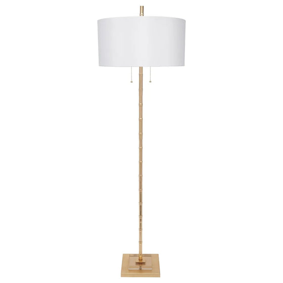 Gold Leaf Sheffler Floor Lamp