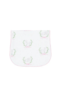  Pink Lamb Burp Cloth