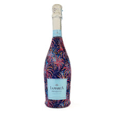  Champagne Bottle Wrap - Festive Fireworks