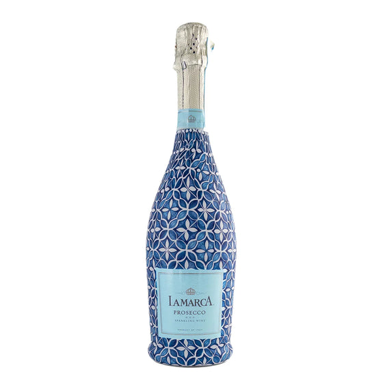 Champagne Bottle Wrap - Andalusian Tile
