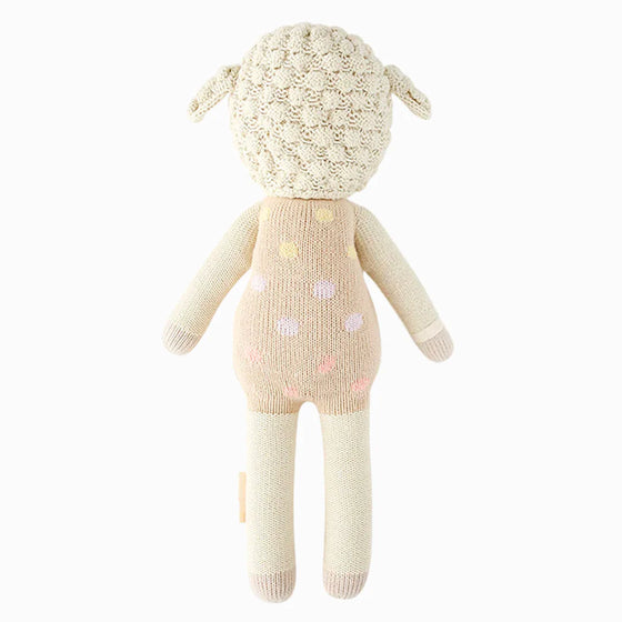 Lucy the Lamb Pastel Hand Knit Doll
