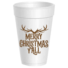  'Merry Christmas Y'all' in Red Print