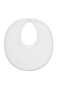  Pink Picot Trim Bib