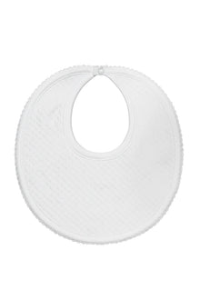  White Picot Trim Bib