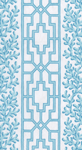 Coral and Trellis Robin's Egg Guest Towel