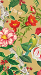  Christmas Chinoiserie Gold Guest Towel