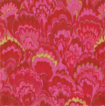 Marbled Ceramica Red Cocktail Napkin