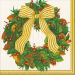  Magnolia Wreath Cocktail Napkin