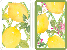  Limoncello Large Type Bridge Playing Cards