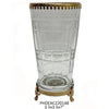 Antique Silver Etched Jars
